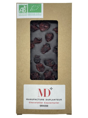 chocolat noir 100% Sierra Leone Cranberries