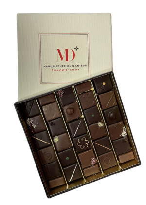 Coffret 25 pièces petits chocolats