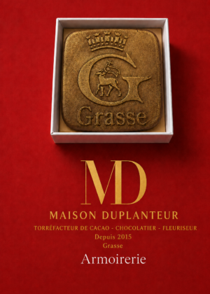 Armoiries de Grasse 70 % — 45 g · Noir