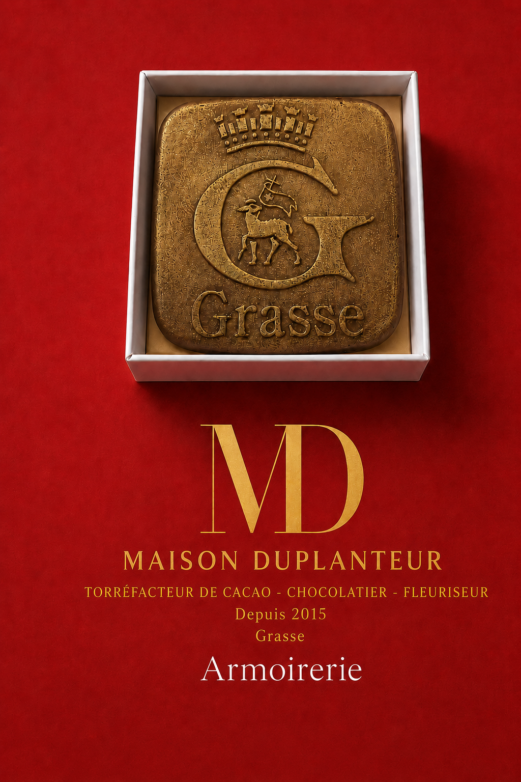 Armoiries de Grasse 70 % — 45 g · Noir